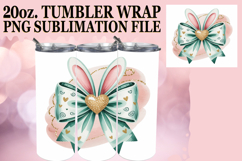 Happy Journeys 20oz tumbler wrap, Easter Bow Product Image 1