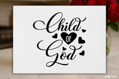 Child of God SVG Engraved | Faith SVG Product Image 2