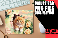 SWEET DESK PAD PNG STYLE, Animals In Wall Product Image 1