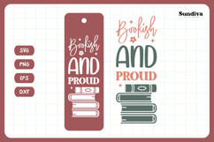 Bookmark Saying SVG | Funny Book Lovers - Bookish &amp; Proud Product Image 3