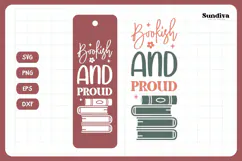 Bookmark Saying SVG | Funny Book Lovers - Bookish & Proud Product Image 3