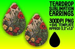 Chic Retro Pattern Earring Collection PNG Product Image 1