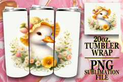 WHIMSICAL ESCAPES 20oz TUMBLER WRAP, Goose Product Image 1