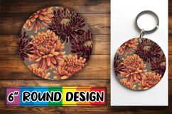 Unique Circle Designs for Gifts, Flower Pattern Product Image 1