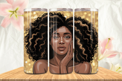 Black Girl Magic Black Woman Positive mind 20oz Tumbler wrap Product Image 1
