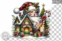 Christmas Santa Sublimation - Clipart PNG Design Product Image 1