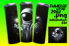 Stylish 20oz Wrap for Personalized Gifts , Astronaut Product Image 1