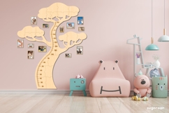 Family Tree Height Chart Bundle | Laser Cut | Glowforge Product Image 15