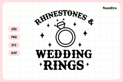Cowgirl Bachelorette Party Saying SVG | Rhinestones Product Image 3