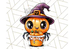 Monster Café Halloween PNG Clipart, Coffee Holiday Clip Art Product Image 3