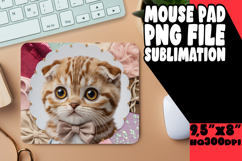 Joyful Desk Pad Design PNG, Holiday Pets Product Image 1