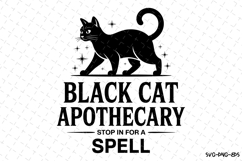 Black Bat Apothecary Svg | Halloween Svg | Svg Cut Files Product Image 1
