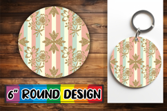 Joyful Circle Ornaments Magic, Gold Flower Product Image 1
