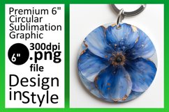 Petal Paradise: Sublimation Round Designs Design PNG Product Image 1