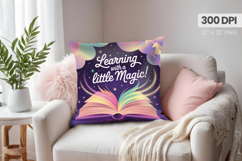 100 days of school Pillow Design, Teacher PNG Sublimation Product Image 1