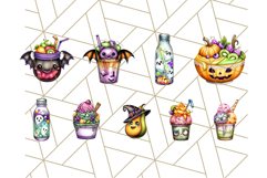 Summerween Tropical Treats Clipart PNG, Halloween Desserts Product Image 3
