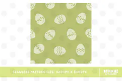 Easter Eggs Bunny Seamless Pattern PNG Sublimation Product Image 11