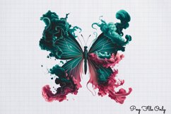 Smoke Butterflies Clipart PNG Product Image 1