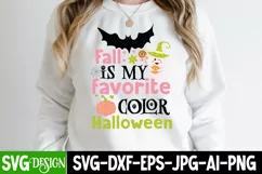 Fall Is My Favorite Color Halloween SVG Cut File,Halloween Product Image 1