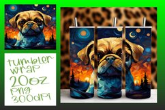 Dog Tumbler Wrap - Vibrant 20oz Art Product Image 1