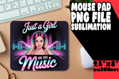 Unique MOUSE MAT Gift Ideas, Just A Girl Product Image 1