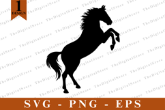 Horse SVG, Horse vector, Horse Silhouette, Cut files Product Image 1