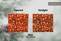 Christmas Glitter Tumbler Sublimation | PNG Bundle | Tumbler Product Image 12