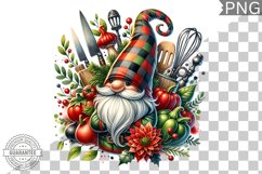 Christmas kitchen Gnome Sublimation - Clipart PNG Design Product Image 1