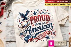 Patriotic USA Sublimation Design | 4th Of July Sublimation Product Image 3