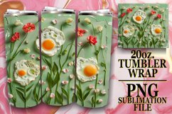 Sunny Egg Blossom 20oz Tumbler Wraps Product Image 1