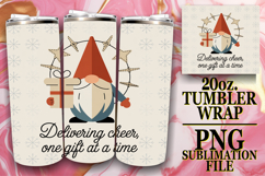 Cozy Escapes 20oz tumbler wrap, Holiday Gnome Product Image 1