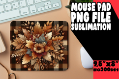 LUMINOUS mouse PAD Creative Design, Autumn Flower Product Image 1