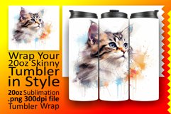 Tumbler Tales with Kitties: Pastel Sublimation Product Image 1
