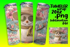 Tropical Tinsel: 20oz Beachy Tumbler Wraps Product Image 1