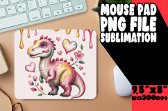 Sweet MOUSE PAD Magical Design, Cute Dino Product Image 1