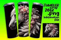 Creative 20oz Tumbler Wrap for Gifts , Horse Product Image 1