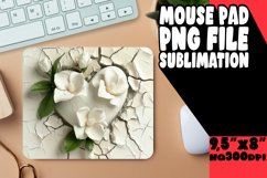 Radiant Garden 3D Heart Mousepad Design Product Image 1