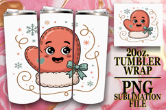 RADIANT MOMENTS 20oz TUMBLER WRAP, Cute Christmas Product Image 1