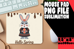 COZY DESK PAD FUN SUBLIMATION, Easter Bunny Product Image 1