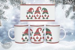 Christmas Mug Wrap Design-Christmas Gnome Sublimation Product Image 1