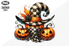 Halloween Pumpkins Sublimation - Clipart PNG Design Product Image 1
