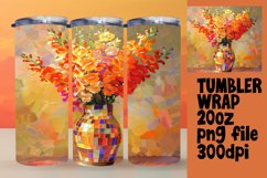 Watercolor Floral Sublimation Wrap: Springtime Harmony Product Image 1