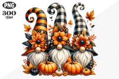 Halloween Gnomes Sublimation - Clipart PNG Design Product Image 1