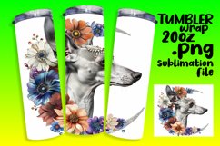 Vibrant Visions: Watercolor Tumbler Design 20oz Product Image 1