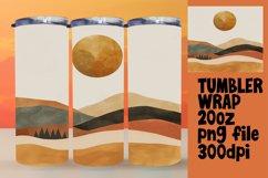 Minimalist Boho Tumbler Wrap - Modern Look 20oz Product Image 1