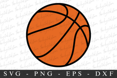 Basketball SVG | SVG Cut files | Cricut Product Image 1