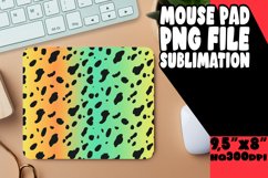 Bold Gradient Leopard Pattern Mouse Pad PNG Product Image 1