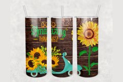 Do Amazing Things Sunflower 20 oz sublimation design tumbler Product Image 1