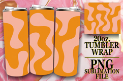 Cheerful days 20oz tumbler wrap, Funky Pattern Product Image 1