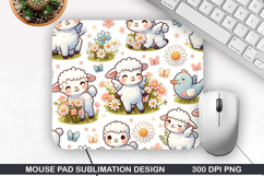 Animals Mouse Pad Sublimation, Animals Mouse Pad PNG Design Product Image 1
